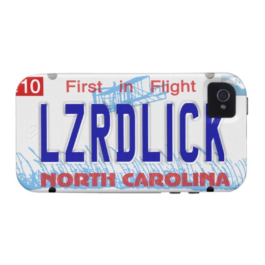 LZRDLICK NC Plate Case-Mate iPhone 4 Covers