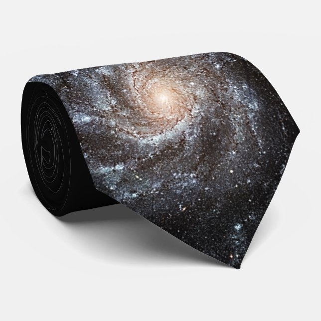 M101 Pinwheel Spiral Galaxy NASA space photo Tie (Rolled)