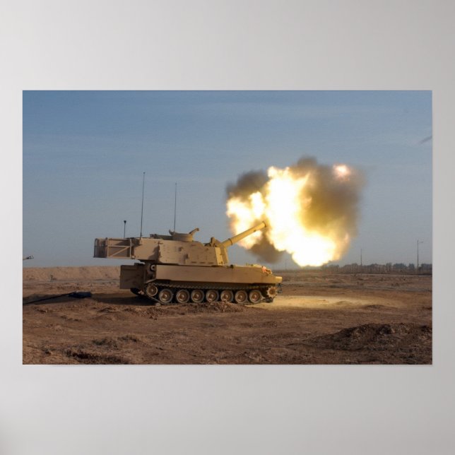 M109A6 Howitzer Poster (Front)