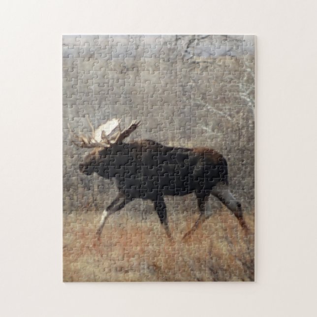 M10 Bull Moose Jigsaw Puzzle (Vertical)