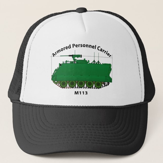 M113-Armoured Personnel Carrier APC Trucker Hat (Front)
