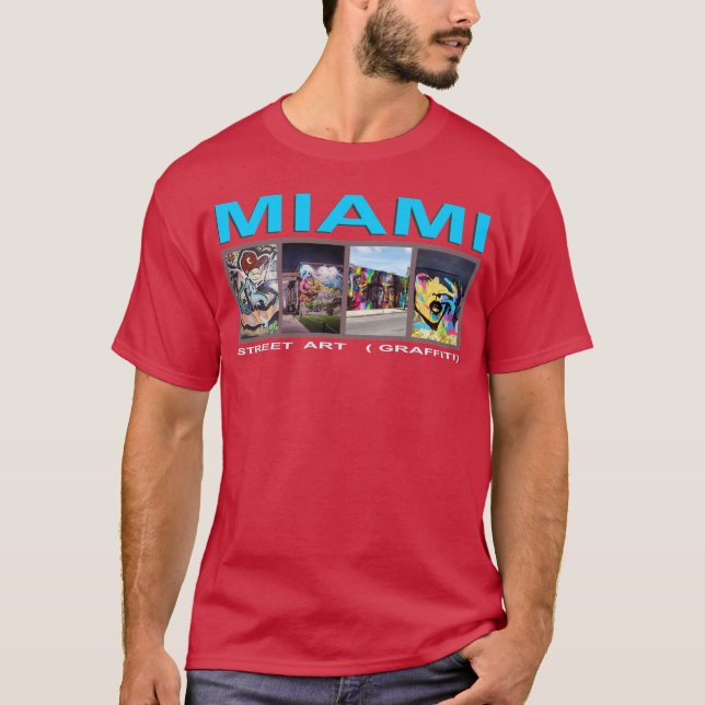 M190082 Miami Graffiti T-Shirt (Front)
