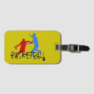 M190166 Basketball   Luggage Tag