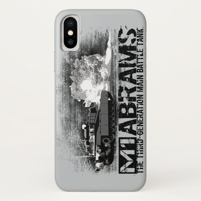 M1 Abrams Case-Mate iPhone Case (Back)