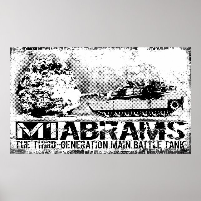 M1 Abrams Print (Front)