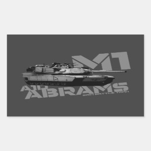 M1 Abrams Rectangular Sticker