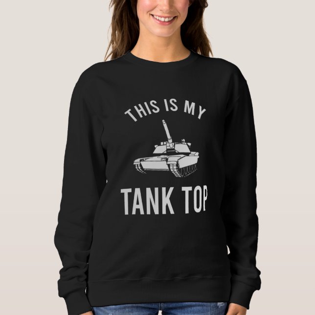 M1 Abrams This Is My Tank Sarcastic Military Pun (Front)