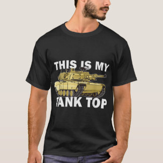 M1 Abrams This Is My Tank Top Funny Military Pun 