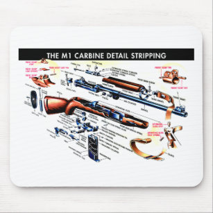 M1 Carbine Stripped Mouse Mat