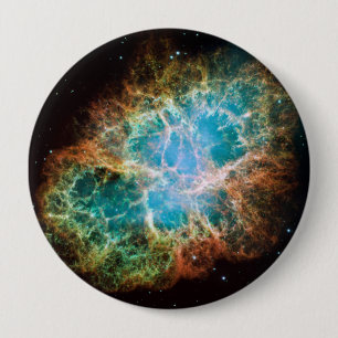 M1-Crab Nebula a Science & Astronomy Gift Idea 10 Cm Round Badge
