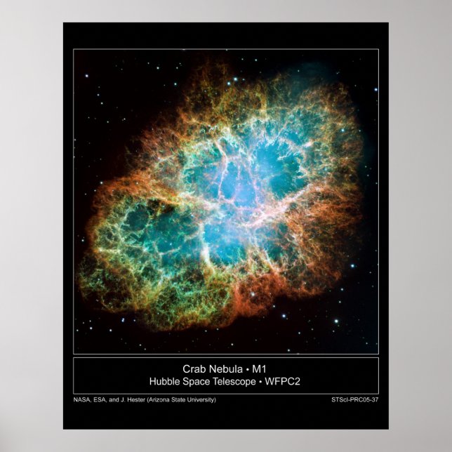 M1 Crab Nebula poster (Front)