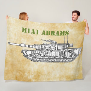 M1A1 ABRAMS FLEECE BLANKET