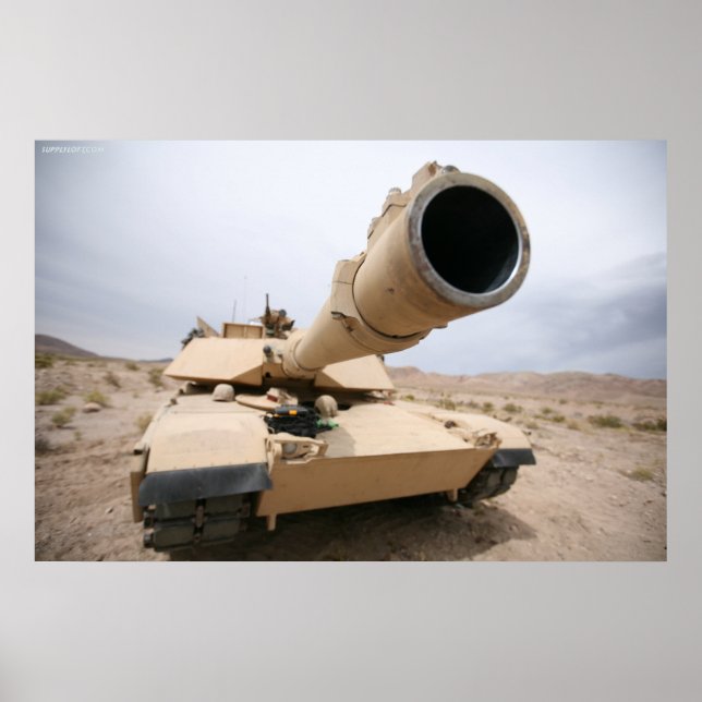 M1A1 Abrams Poster (Front)