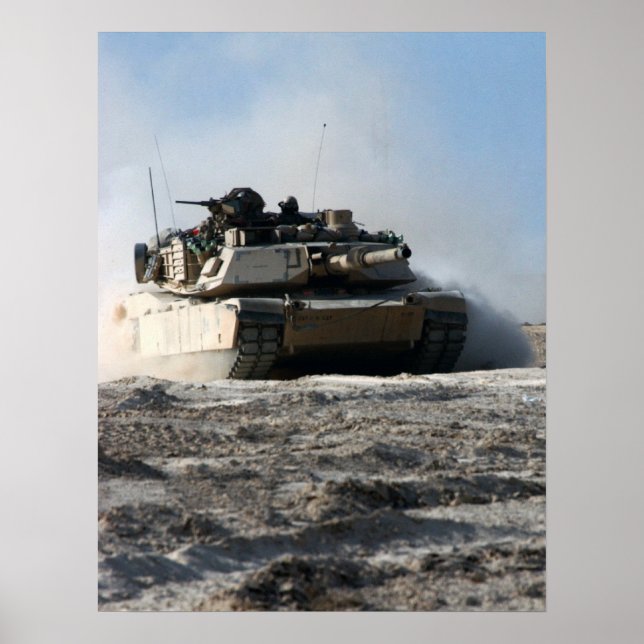 M1A1 Abrams Poster (Front)