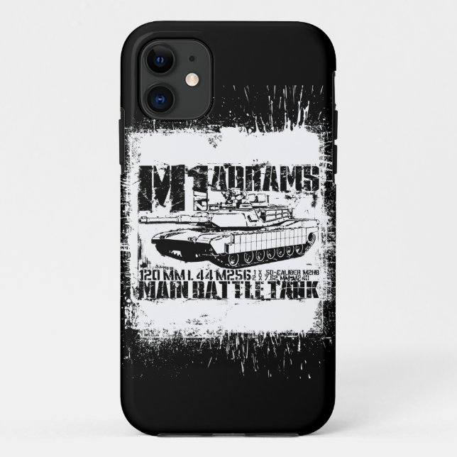 M1A2 Abrams Case-Mate iPhone Case (Back)