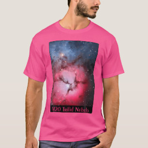 M20 Trifid Nebula Messier Object 20 Space Astronom T-Shirt