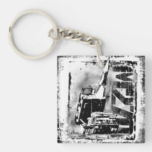 M270 MLRS Square (double-sided) Acrylic Keychain