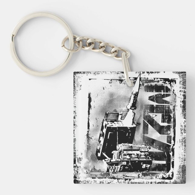 M270 MLRS Square (double-sided) Acrylic Keychain (Front)