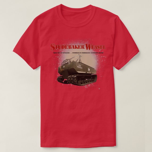 M29 Studebaker Weasel  T-Shirt (Design Front)