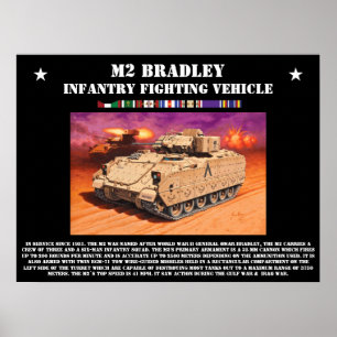 M2 Bradley Infantry Fighting Vehicle Poster