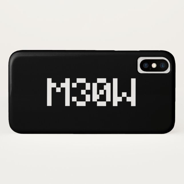 M30W [Leetspeak Animal Sounds] Case-Mate iPhone Case (Back (Horizontal))