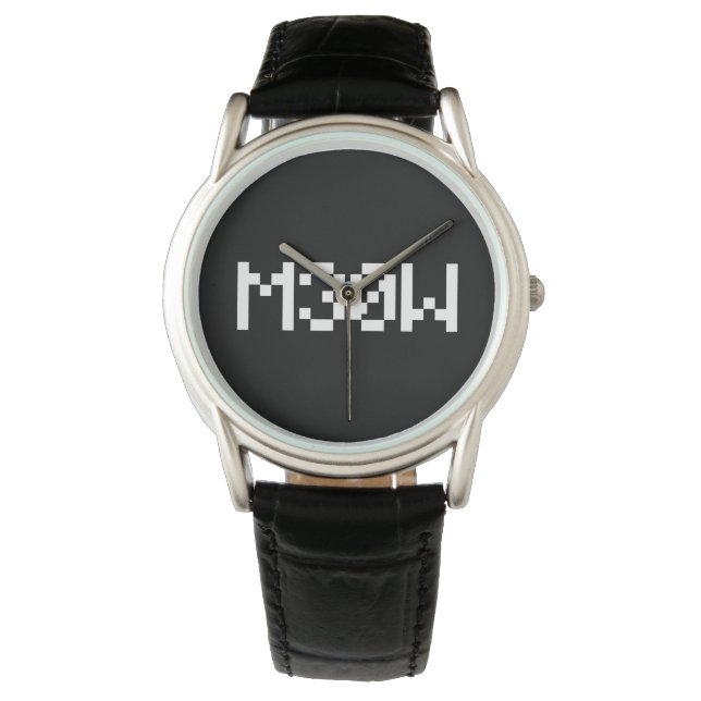 M30W [Leetspeak Animal Sounds] Watch (Front)