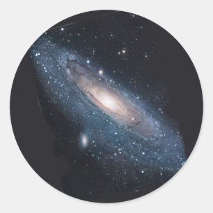 M31 Andromeda Galaxy Classic Round Sticker