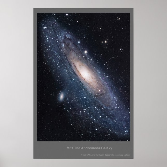 M31 Andromeda Galaxy Poster (Front)