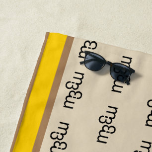 m3galleryStudio BEACH TOWEL m3galleryStudio