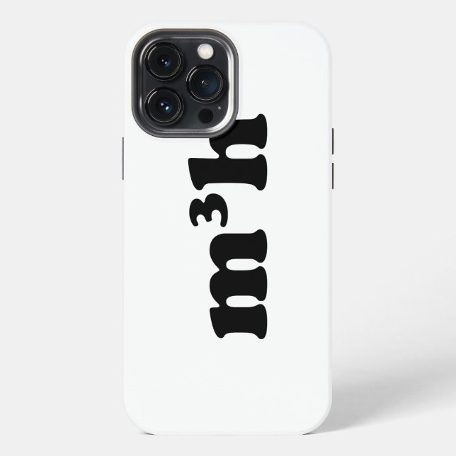 m3h iPhone case (Back)