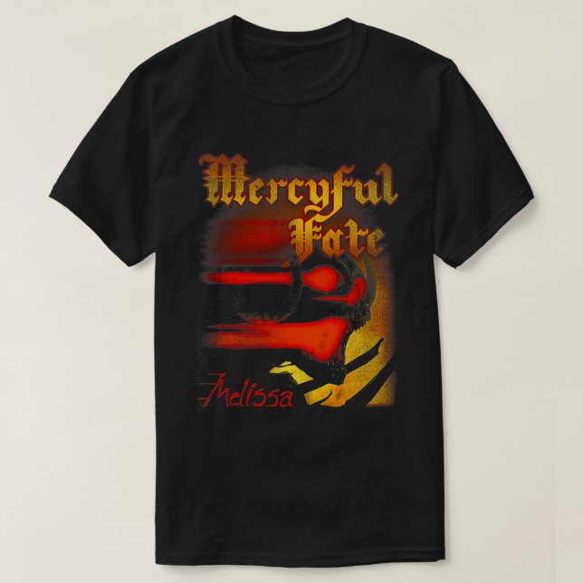 M3lissa Old School Heavy Metal T-Shirt (Design Front)