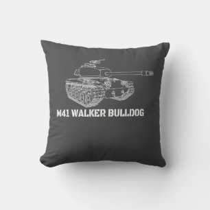 M41 Walker Bulldog American Light Army Tank Gift Cushion