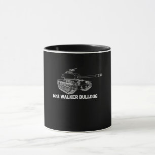 M41 Walker Bulldog American Light Army Tank Gift Mug