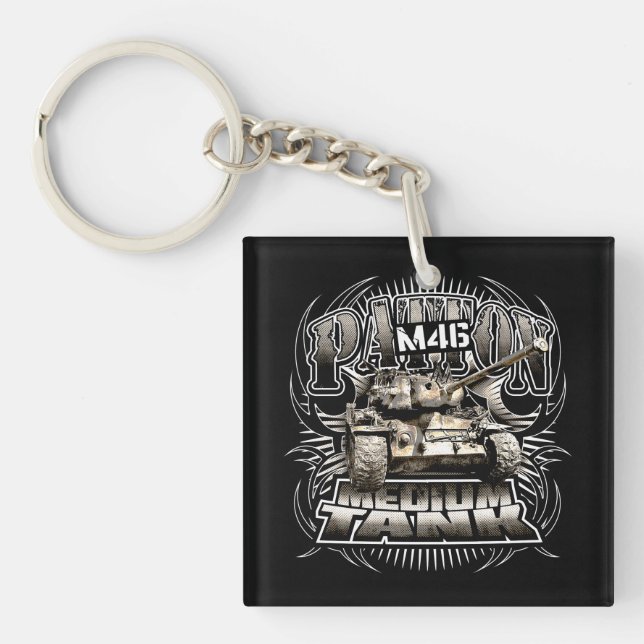 M46 Patton Keychain Acrylic Keychain (Front)