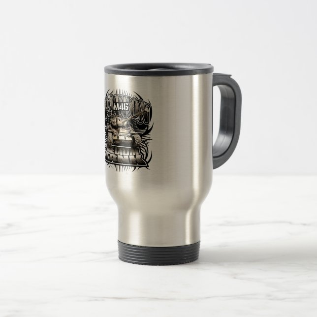 M46 Patton Travel Mug (Front Right)