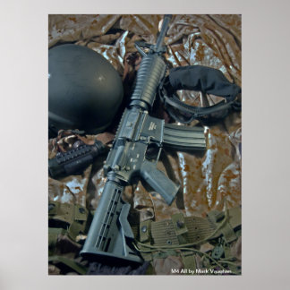 M4 All by Mark Vaughan Poster