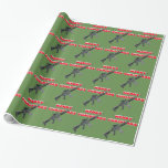 M4 Guns, Merry Christmas Wrapping Paper<br><div class="desc">M4 Guns Wrapping Paper</div>