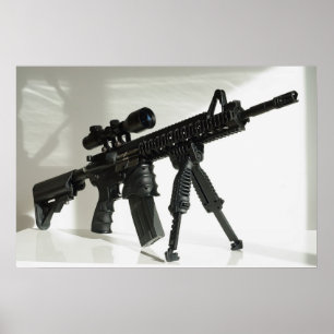 M4 on Bipod Poster