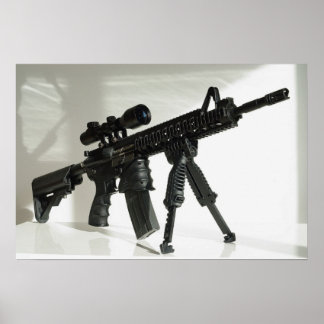 M4 on Bipod Poster