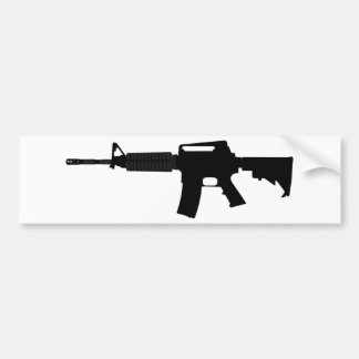 M4 Silhouette Bumper Sticker