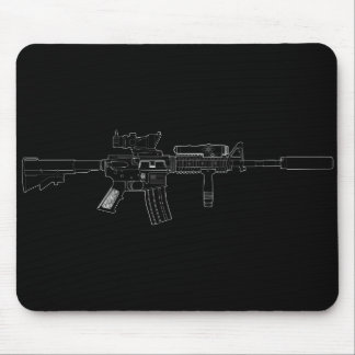 M4 SOPMOD Mousepad Black