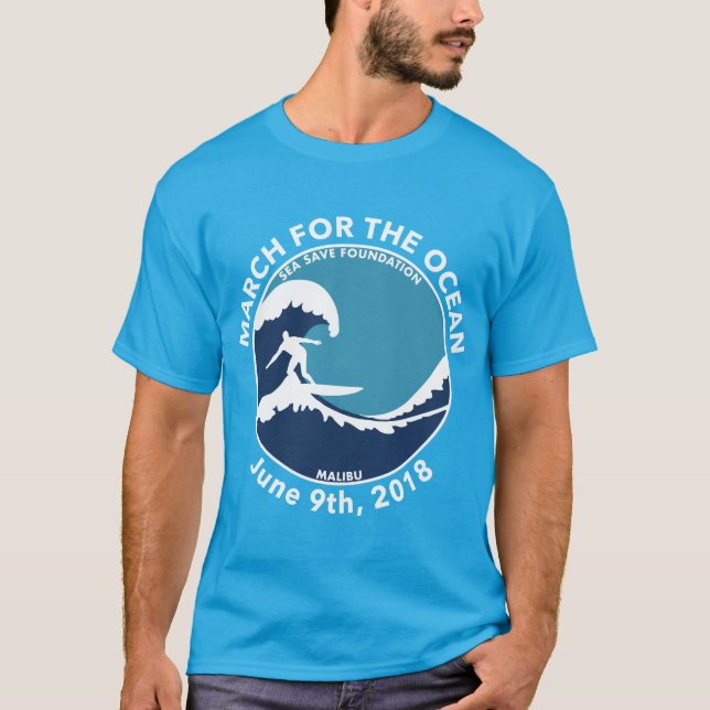 M4O Blue Surfer Shirt (Front)
