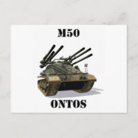 M50 Ontos Postcard