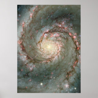 M51 Huge Poster - Whirlpool Spiral Galaxy