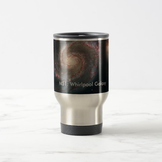 M51: Whirlpool Galaxy Travel Mug (Center)