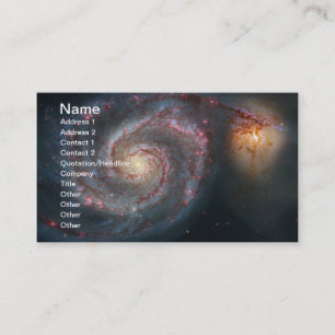 M51 Whirlpool Spiral Galaxy NASA Business Card