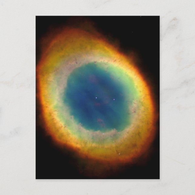 M57 Ring Nebula Constellation Leier Outer Space Postcard (Front)