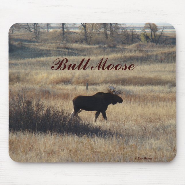 M5 Bull Moose Mouse Mat (Front)