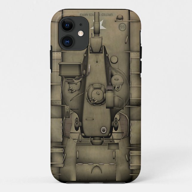 M60A2 Tank Case-Mate iPhone Case (Back)