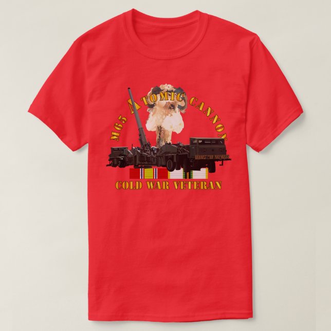 M65 Atomic Cannon ColdVet w COLD SVC T-Shirt (Design Front)